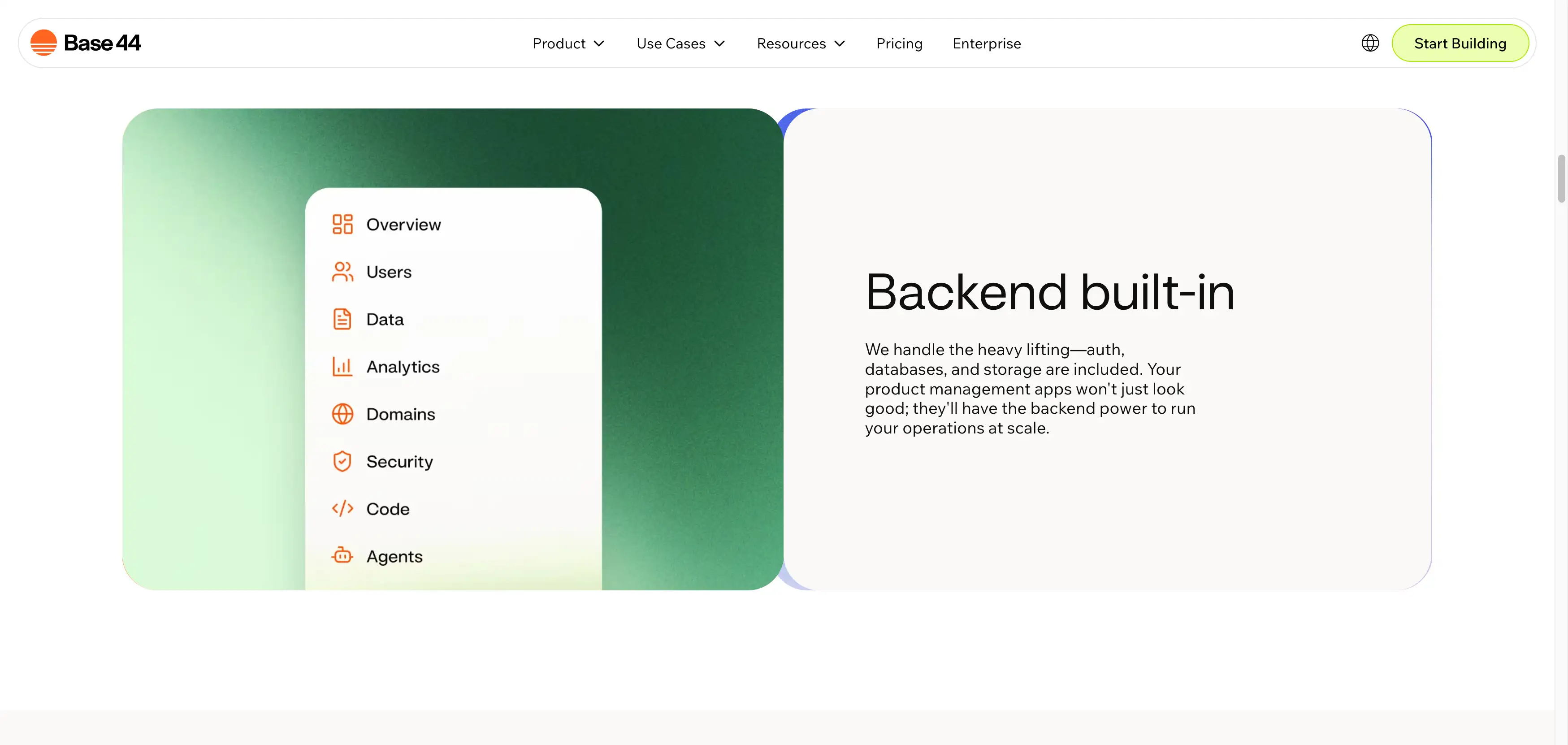 base forty four support data base forty four support data