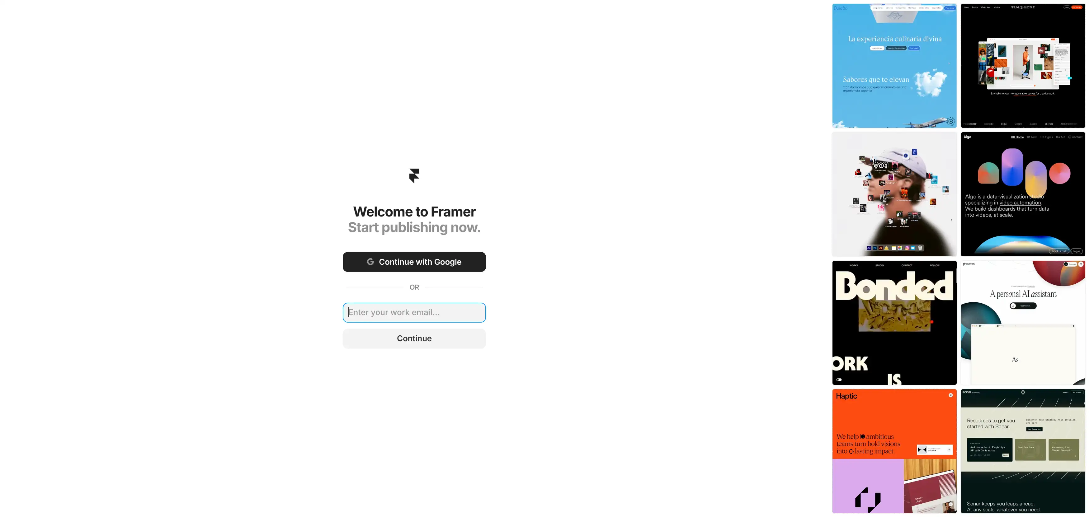 set up with framer set up with framer