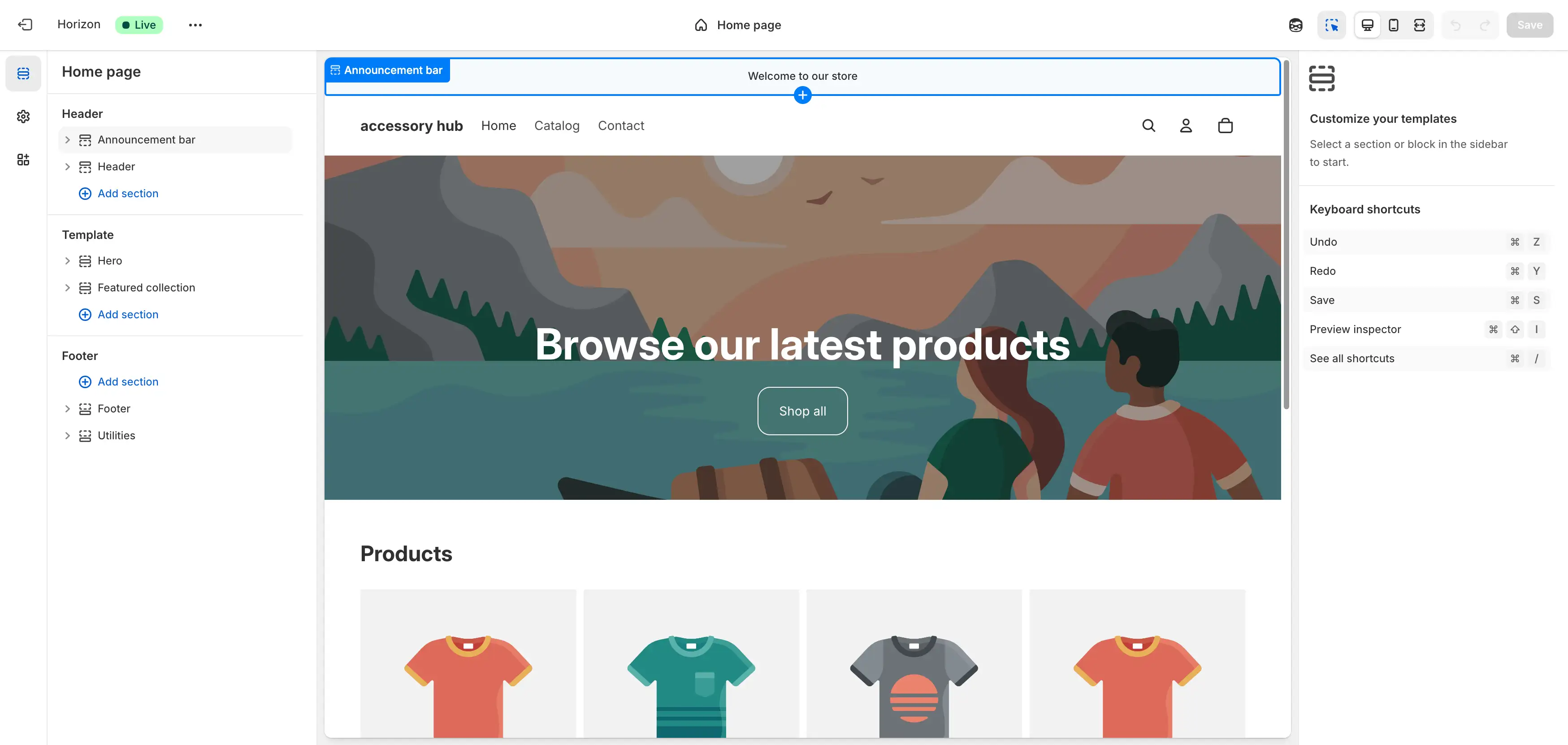 customize shopify homepage section customize shopify homepage section