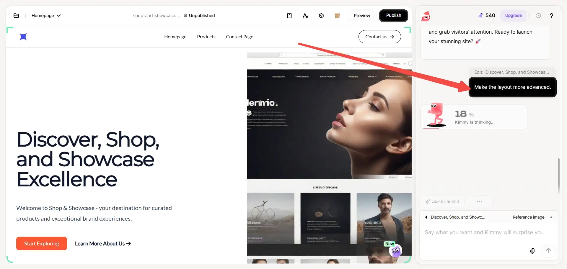 AI automatic layout AI automatic layout