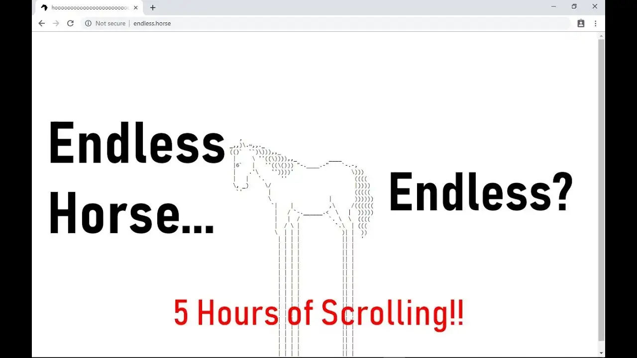 endless horse endless horse