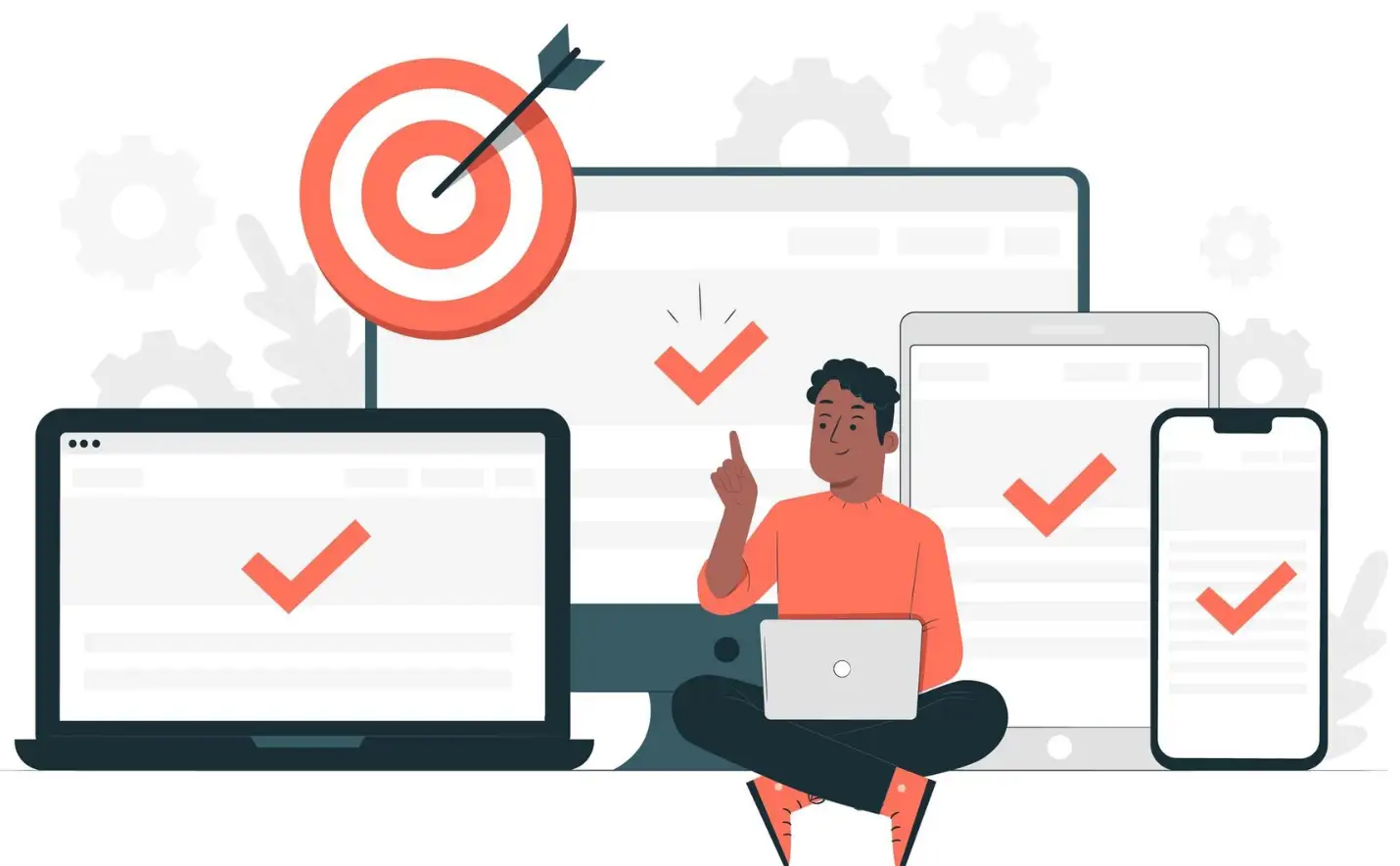 Multi-device targeting website design