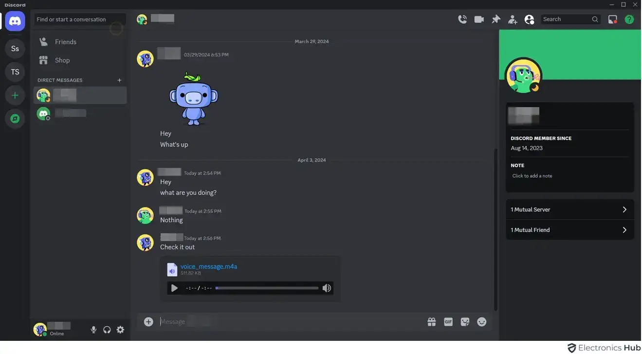 voice messages on desktop WhatsApp