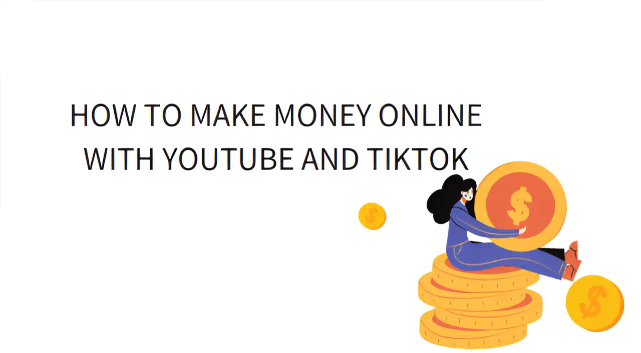 girl holding gold coins thinking about how to make earn online