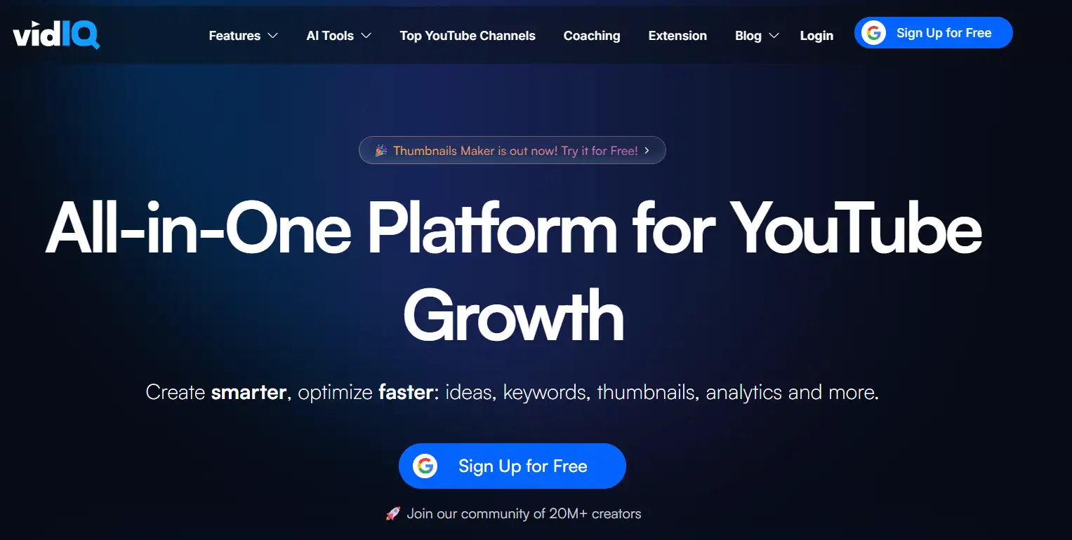 VidoQ homepage