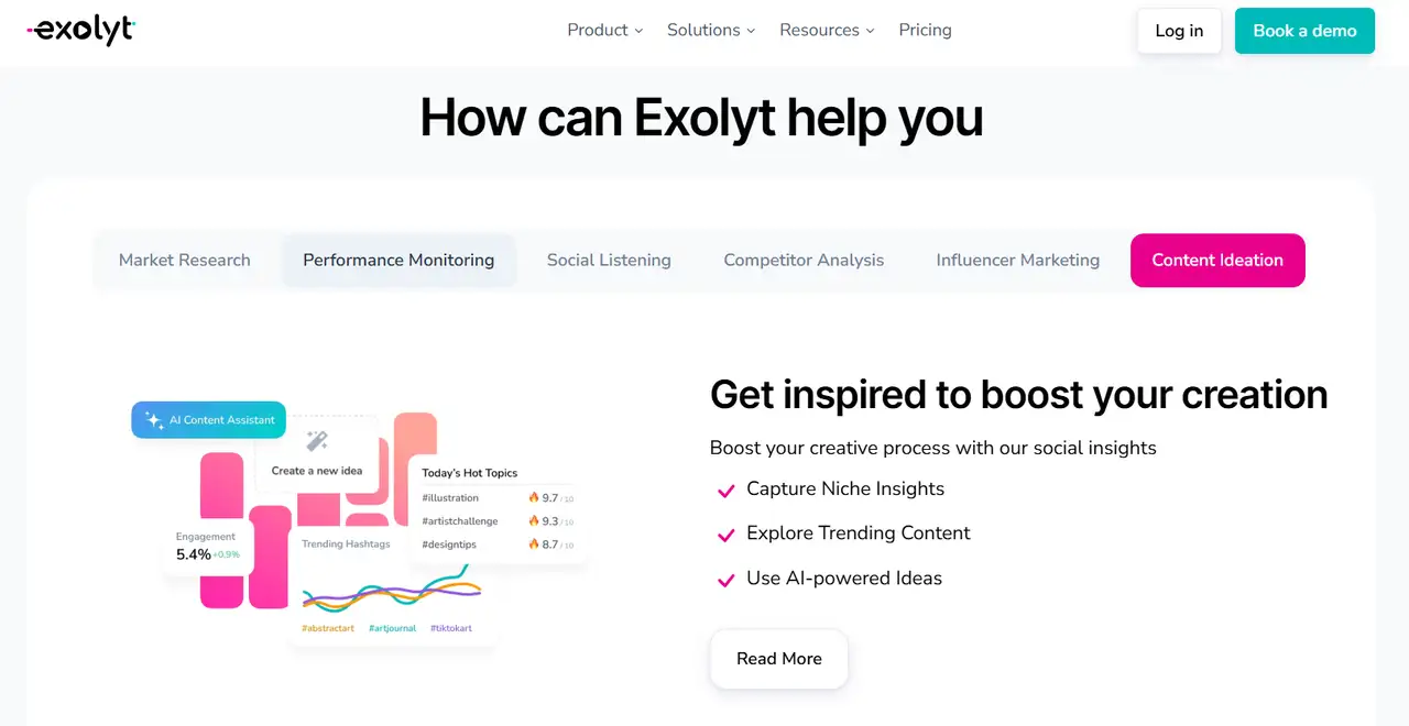 Exolyt homepage