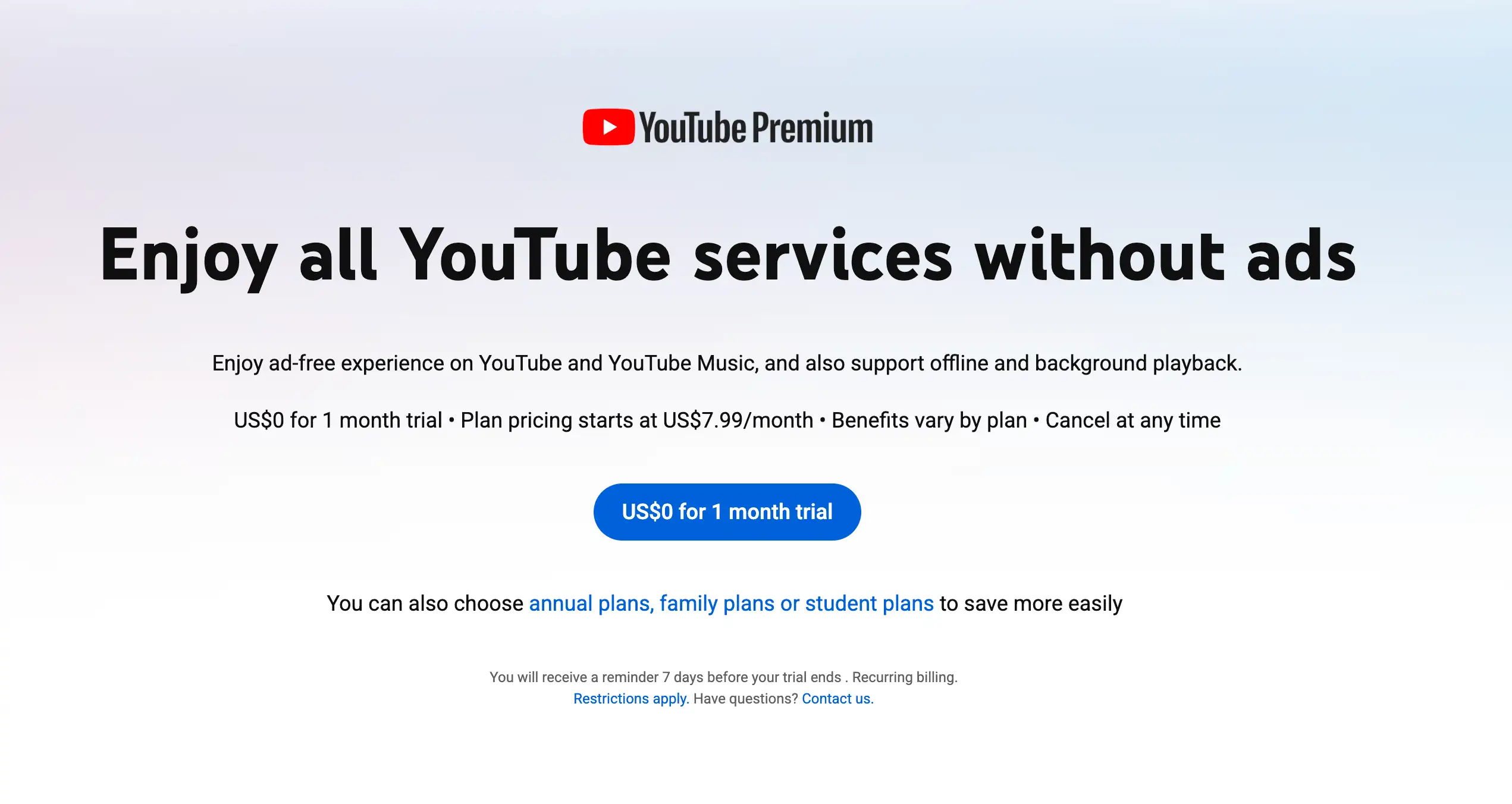 YouTube Premium