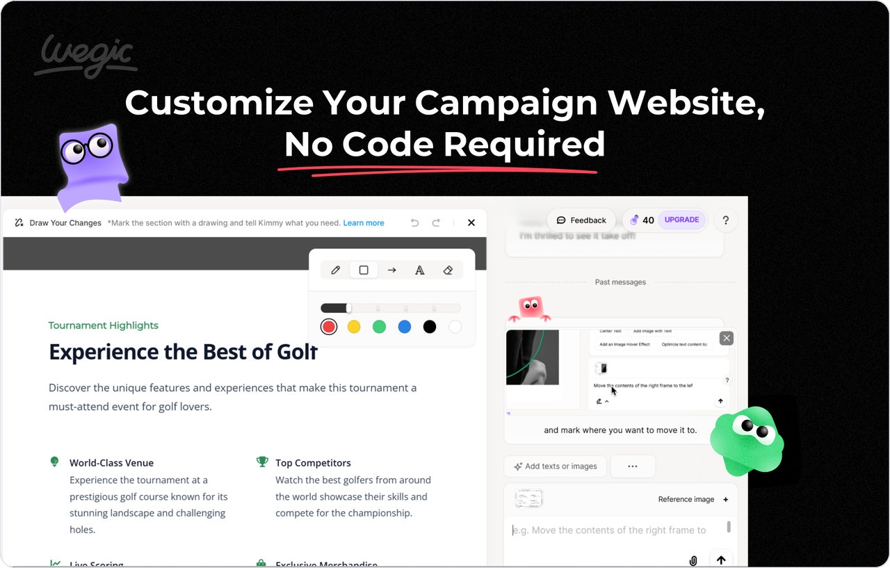 campaign website builder