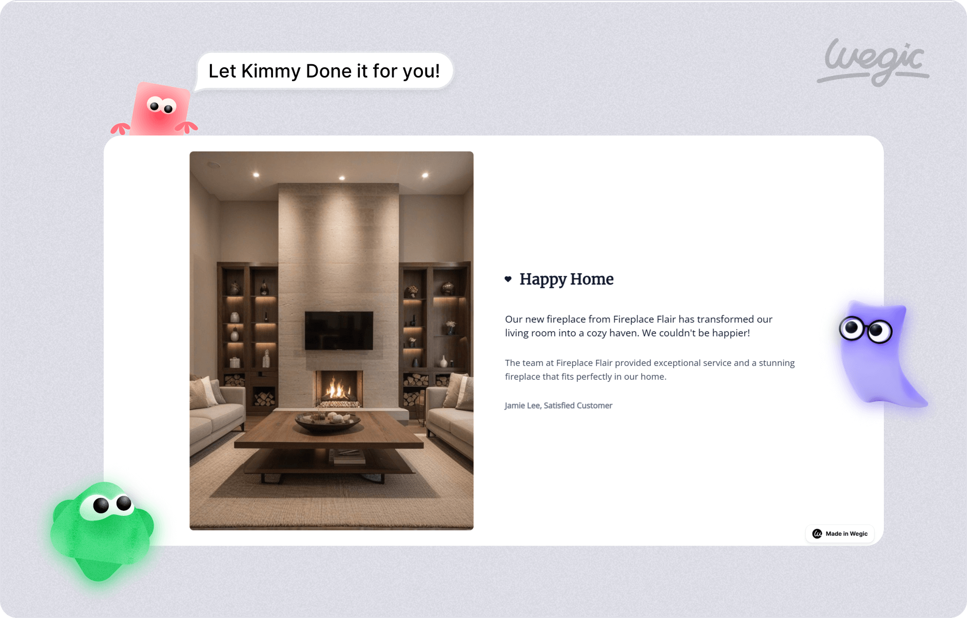 fireplace shop website