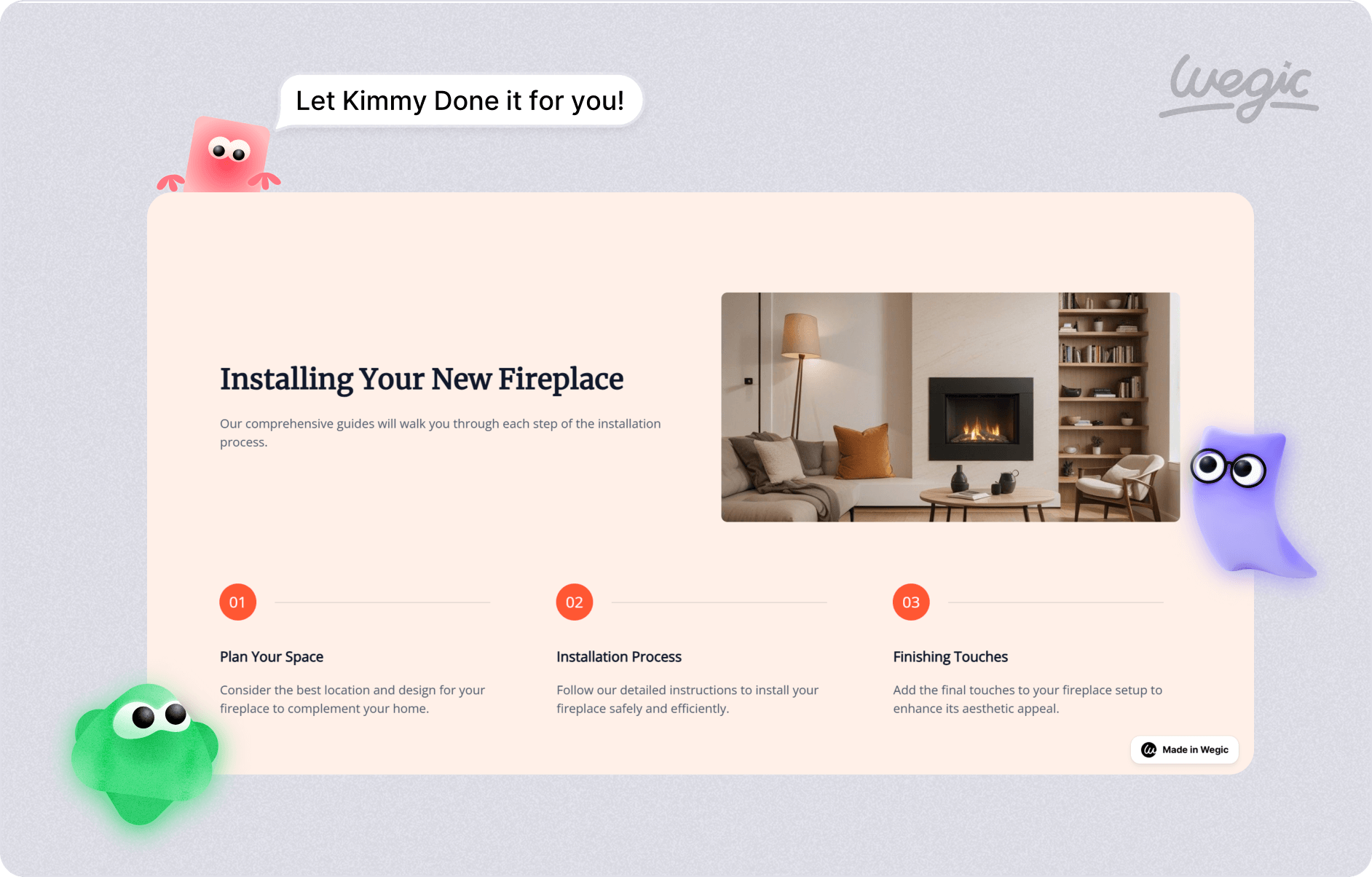 fireplace shop website