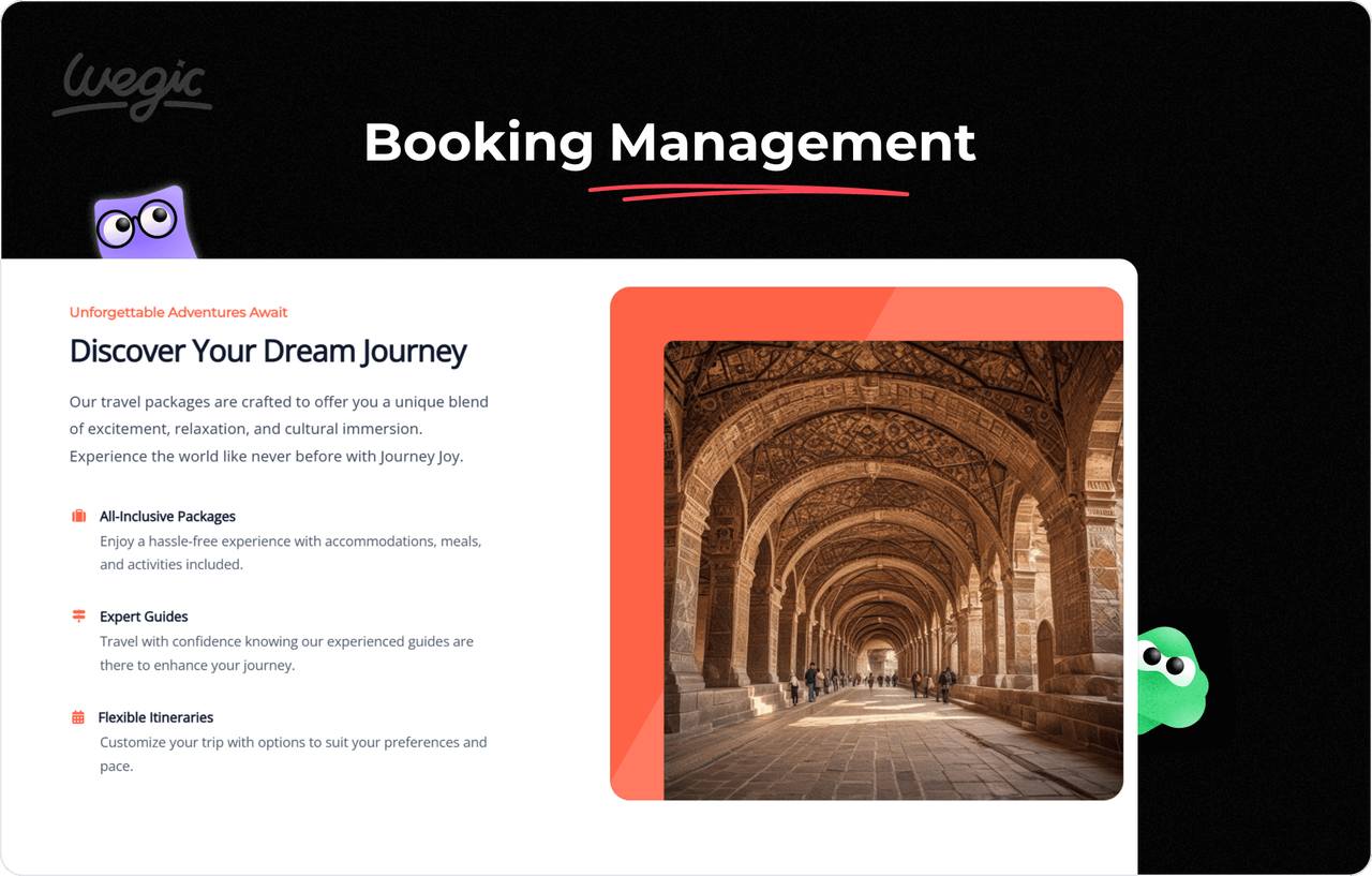 website builder for travel agents