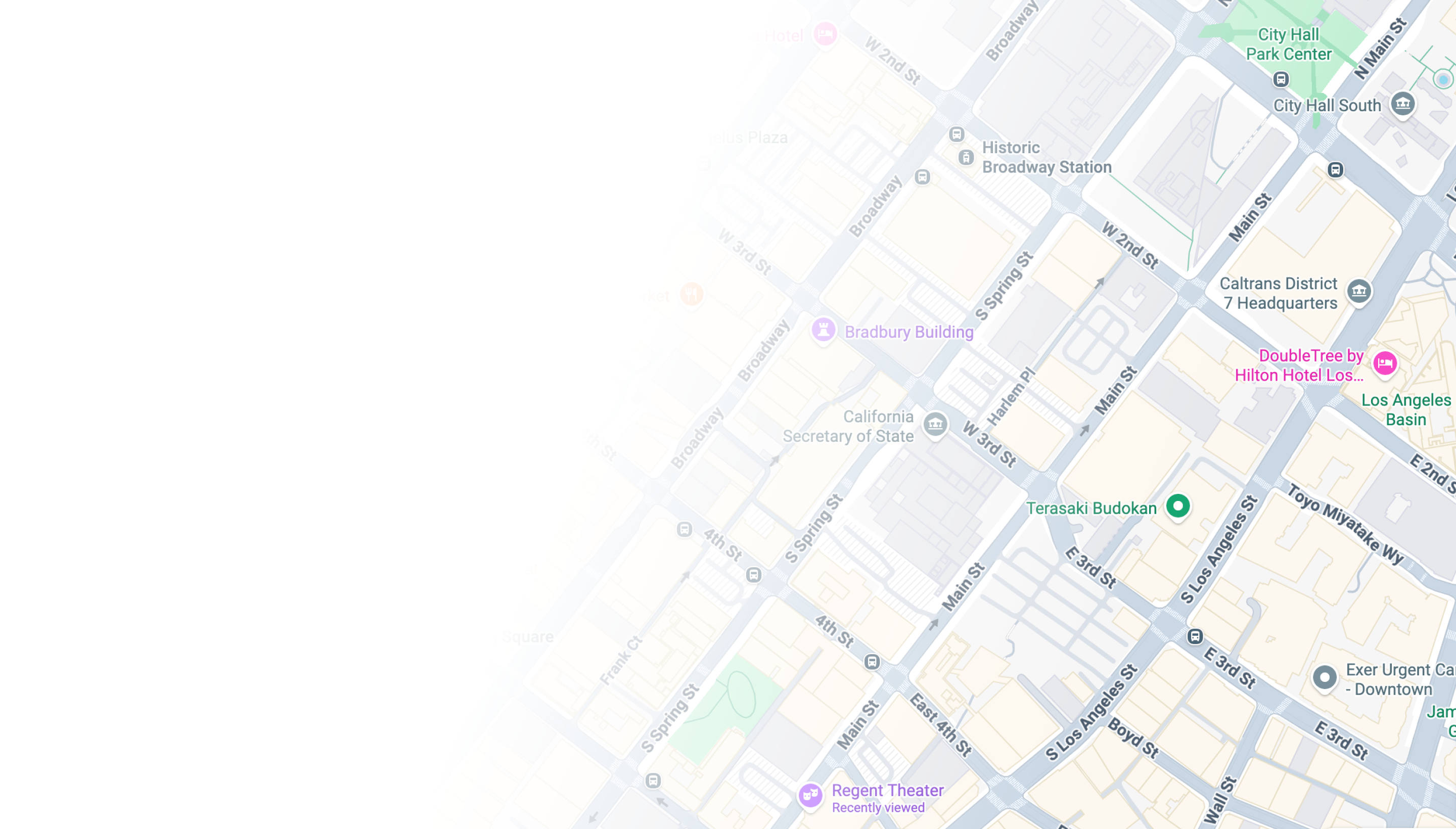 a Google Map interface screenshot