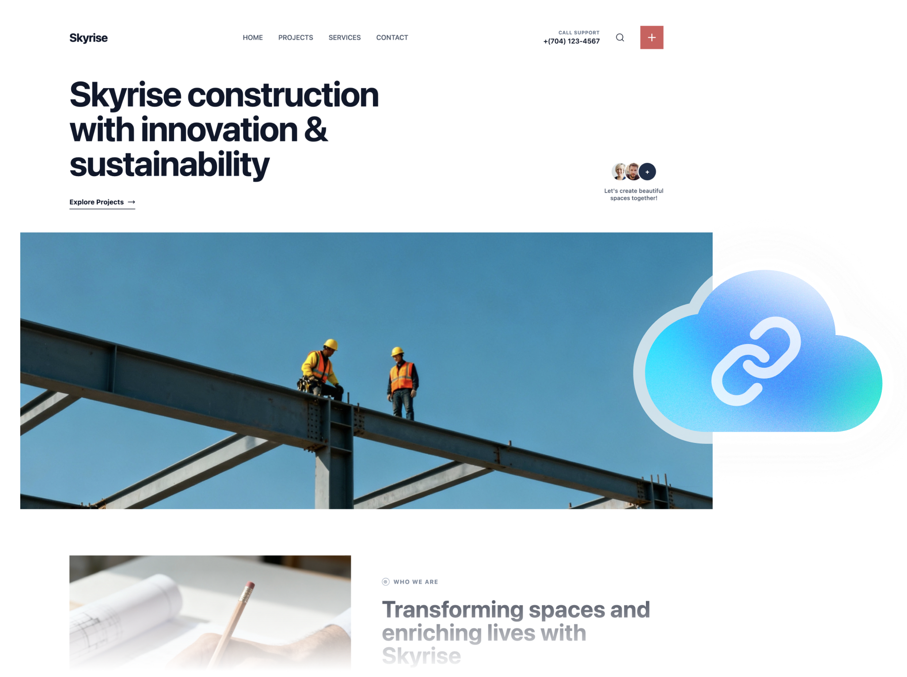abilita e collega il sito web con la funzione Cloud in Wegic AI
